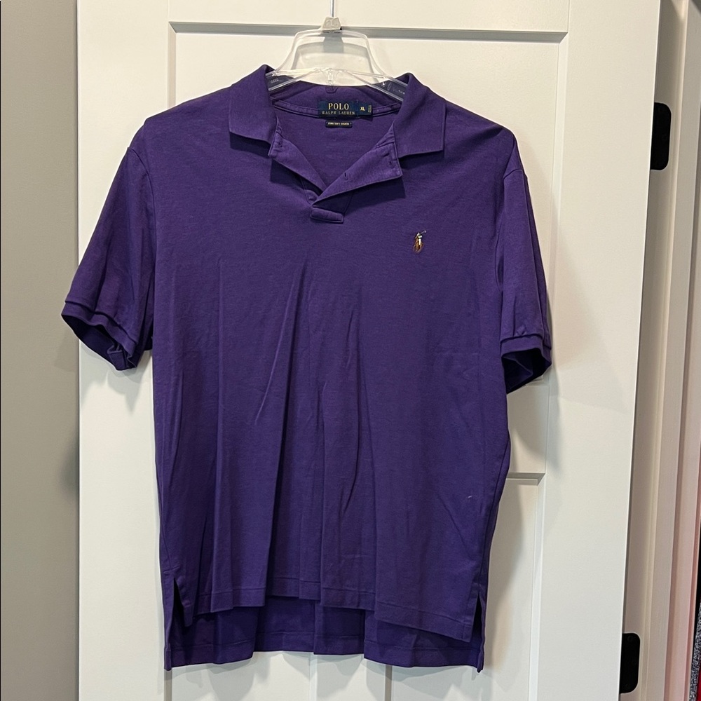 Ralph Lauren Rich Purple Pima Polo